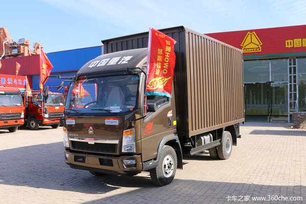 中国重汽HOWO 悍将 轻量化版 98马力 4.15米单排厢式轻卡(ZZ5047XXYC3314E145)