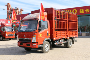 中国重汽HOWO 悍将 95马力 4.165米单排仓栅式载货车(ZZ5047CCYC3315E143)