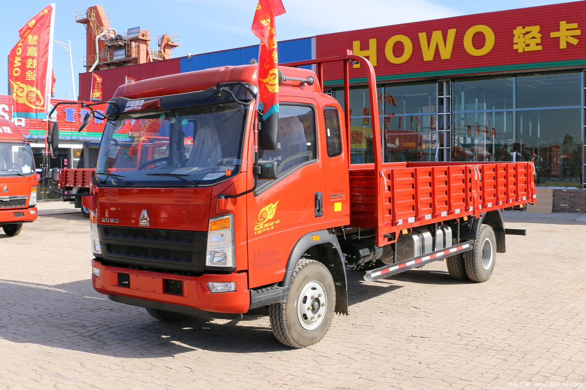 中国重汽HOWO 统帅 2019款 210马力 5.75米排半栏板载货车
