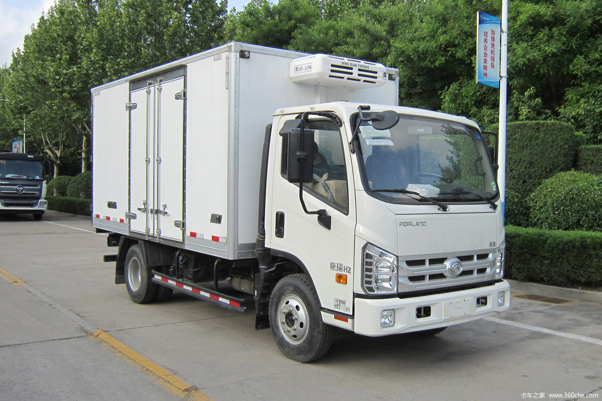 福田 时代H2 115马力 4X2 4米冷藏车