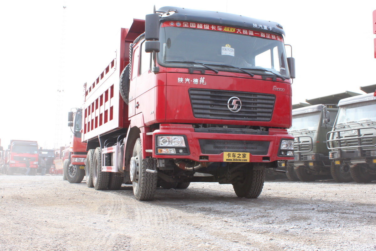 陕汽 德龙f2000重卡 310马力 6x4 自卸车(sx3255dn384c)