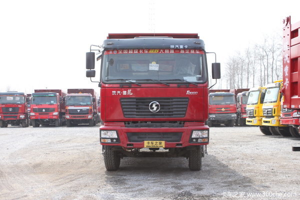 陕汽 德龙F2000重卡 260马力 6X4 9米栏板载货车(SX1254JL564)