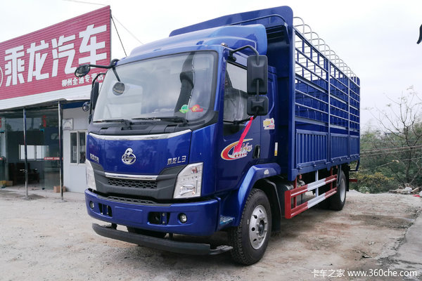 东风柳汽 乘龙L3 170马力 4X2 5.8米排半畜禽载货车(LZ5160CCQL3AB)