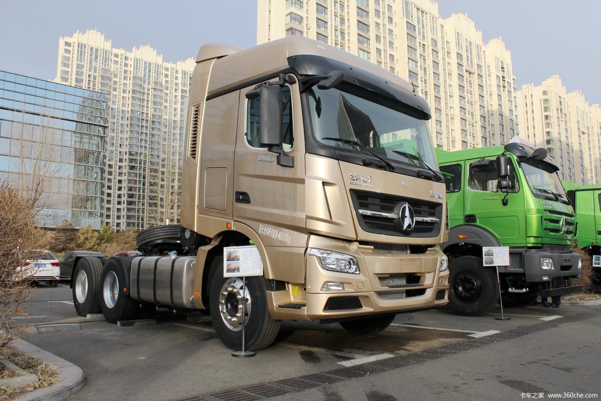 【图】北奔 v3et重卡 高效版 500马力 6x4牵引车(nd4250bd5j7z08)