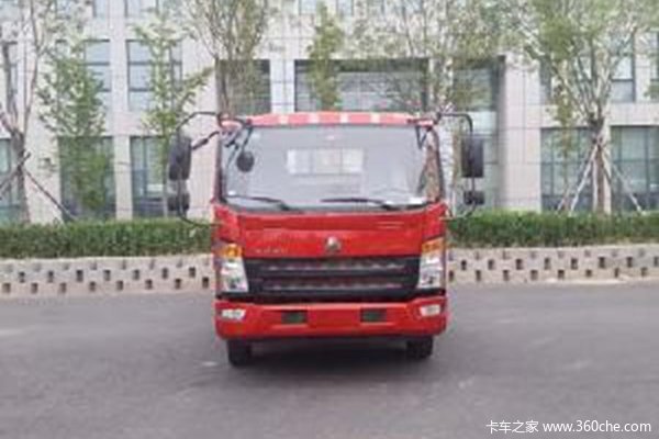 中国重汽HOWO 统帅 190马力 4X2 平板运输车(国六)(重汽10挡)(ZZ5117TPBH3315F1)