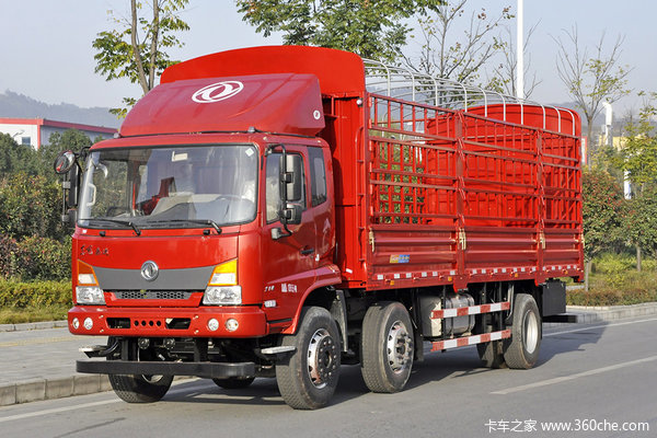 东风商用车 嘉运 210马力 6X2 9.6米仓栅式载货车(EQ5250CCYGD5D)