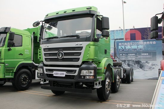 陕汽商用车轩德x3420马力8x4自卸车报价