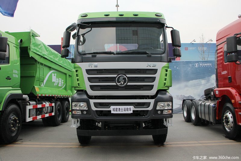 【图】陕汽商用车 轩德x3 420马力 8x4自卸车_实拍图片_545065_卡车之