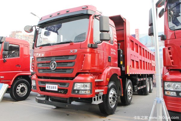 陕汽商用车 轩德X3 加强版 385马力 8X4 6.5米自卸车(12挡180T)(SX3310MP5326)