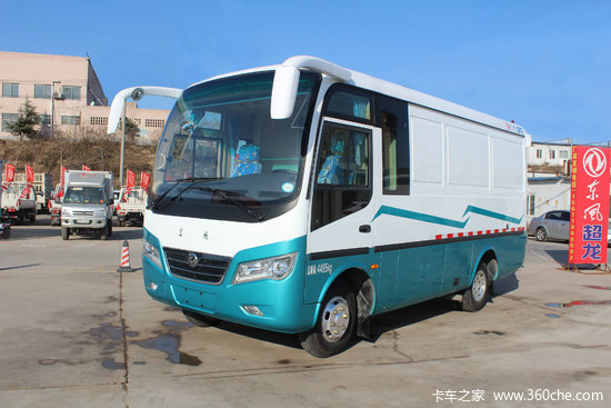 东风超龙140马力3座厢式货车国六