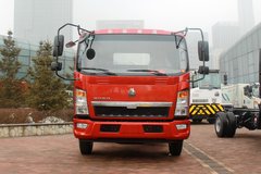 中国重汽HOWO 悍将 经典款 143马力 LNG 4.85米排半栏板载货车(ZZ1107F3815E1L)