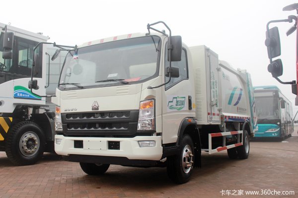 中国重汽HOWO 统帅 氢燃料压缩式垃圾车(ZZ5107ZYSG4215Z199FCEV)