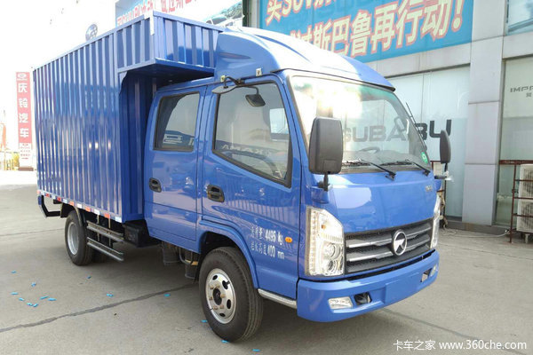凯马 金运卡K3 108马力 汽油/CNG 3.1米双排厢式轻卡(KMC5036XXYL26S5)