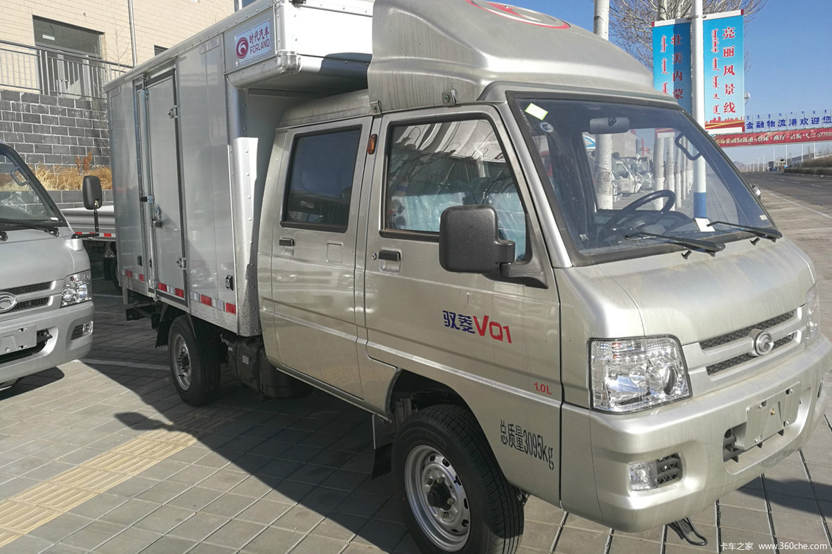 福田时代 驭菱VQ1 1.1L 60马力 汽油 2.5米双排厢式微卡