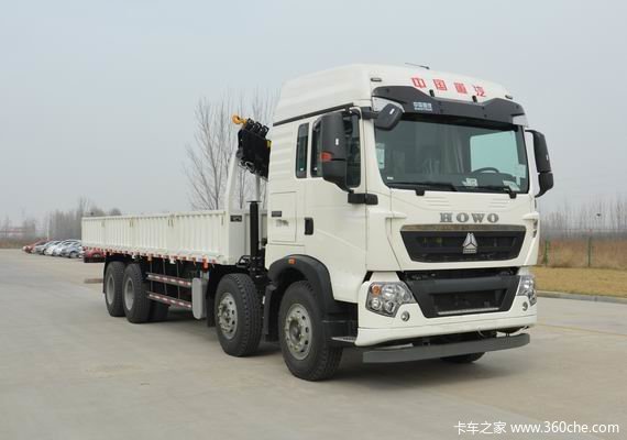中国重汽 HOWO T5G 340马力 8X4 随车吊(ZZ5317JJHN466GE1)