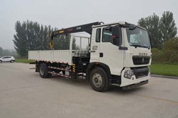 中国重汽 HOWO T5G 210马力 4X2 随车吊(重汽希尔博牌)(AB5160JSQ)