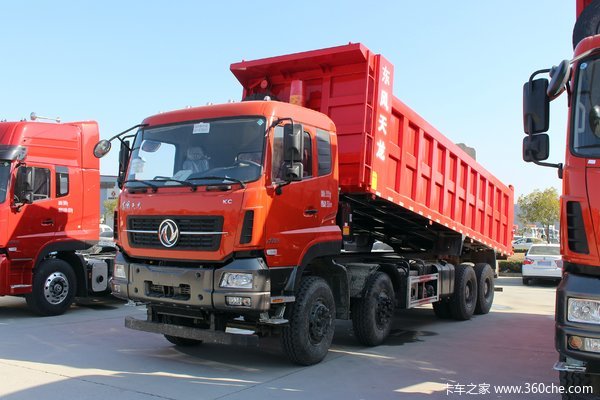 东风商用车 天龙KC重卡 420马力 8X4 7.6米自卸车(3800轴距)(DFH3310A7)