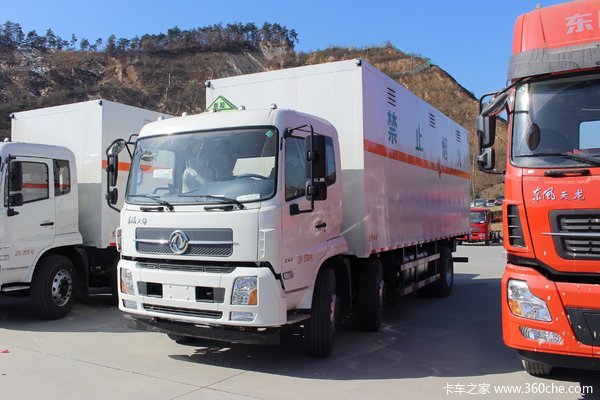 东风商用车 天锦 245马力 6X2 8.6米易燃气体厢式运输车(DFH5250XRQBXV)