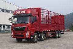 中国重汽 豪曼H5重卡 340马力 8X4 9.6米仓栅式载货车(ZZ5318CCYM60EB0)