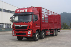 中国重汽 豪曼H5重卡 340马力 8X4 9.6米仓栅式载货车(ZZ5318CCYM60EB0)图片