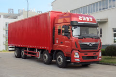 中国重汽 豪曼H5重卡 310马力 8X2 9.6米厢式载货车(ZZ5318XXYKM0EK0)