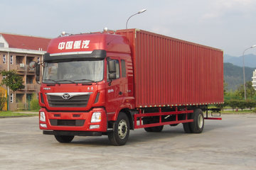 中国重汽 豪曼H5中卡 170马力 4X2 6.75米厢式载货车(ZZ5188XXYF10EB0) 卡车图片