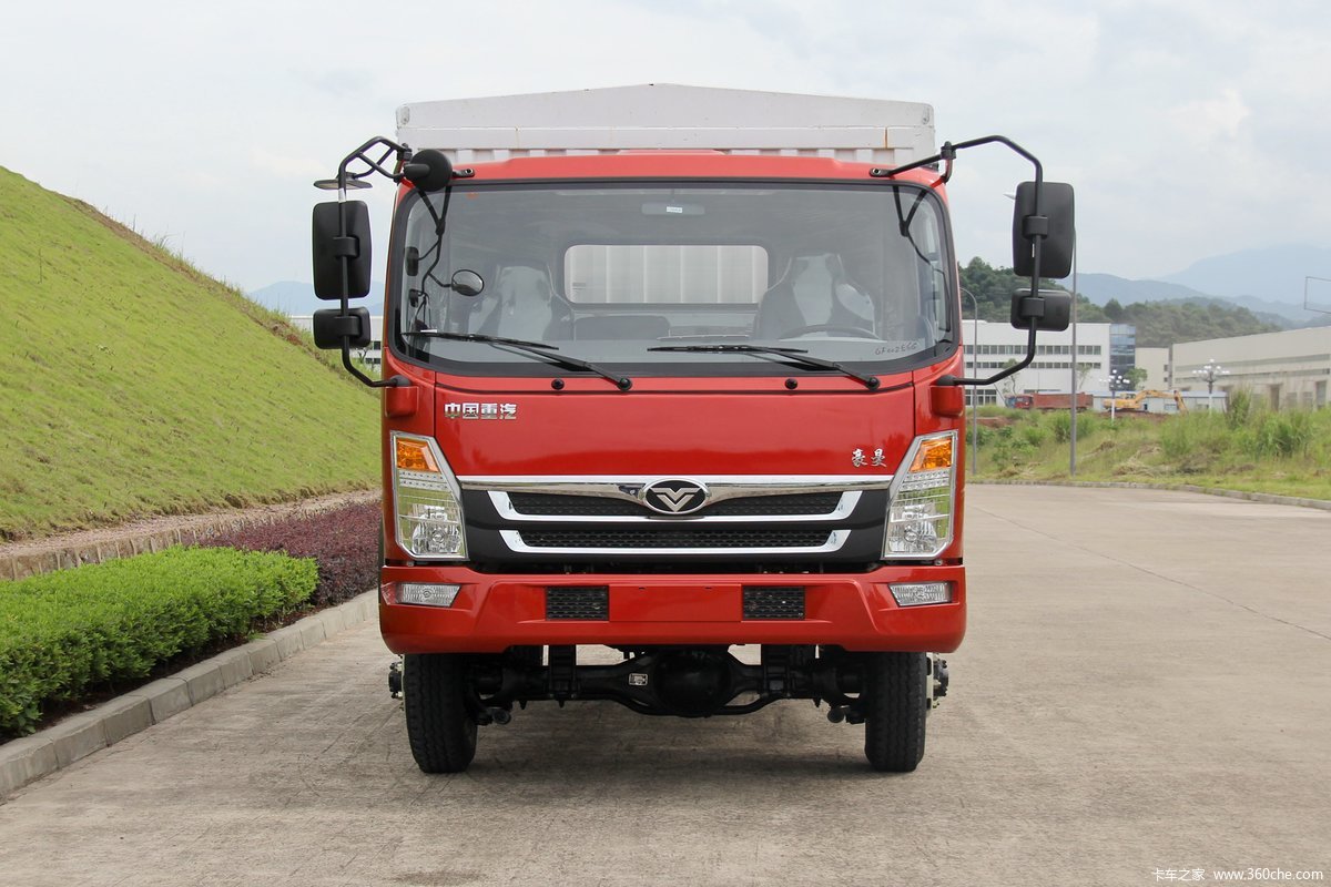 中国重汽 豪曼H3 154马力 4.2米单排仓栅式载货车