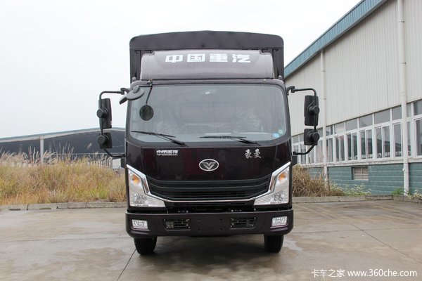 中国重汽 豪曼H3 130马力 4X2 4.15米单排仓栅式轻卡(速比4.875)(ZZ5048CCYG17FB5)