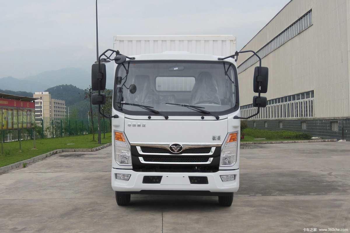 中国重汽 豪曼H3 116马力 4.2米单排厢式售货车