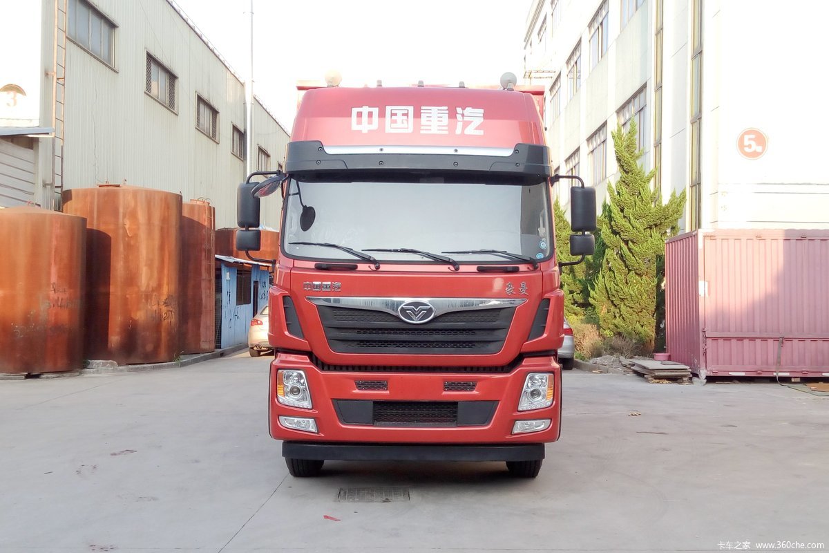 中国重汽 豪曼H5中卡 180马力 6X2 6.3米栏板载货车