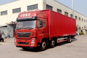 中国重汽 豪曼H5重卡 280马力 6X2 9.6米翼开启厢式载货车(ZZ5258XYKKC0EB0) 卡车图片