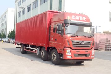 中国重汽 豪曼H5重卡 310马力 6X2 9.6米厢式载货车(457后桥)(ZZ5258XXYKC0EB0)