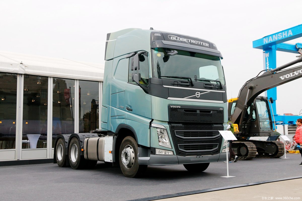 【图】沃尔沃 新fh重卡 460马力 6x2r牵引车(fh460 62t b)_实拍图片