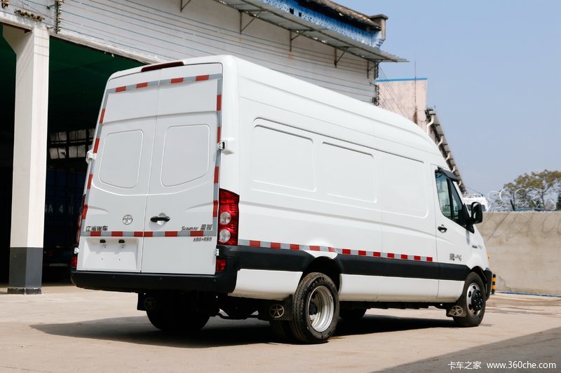 【图】江淮 帅铃i6 纯电动长轴距封闭厢式货车(hfc5049xxyev1h)_实拍