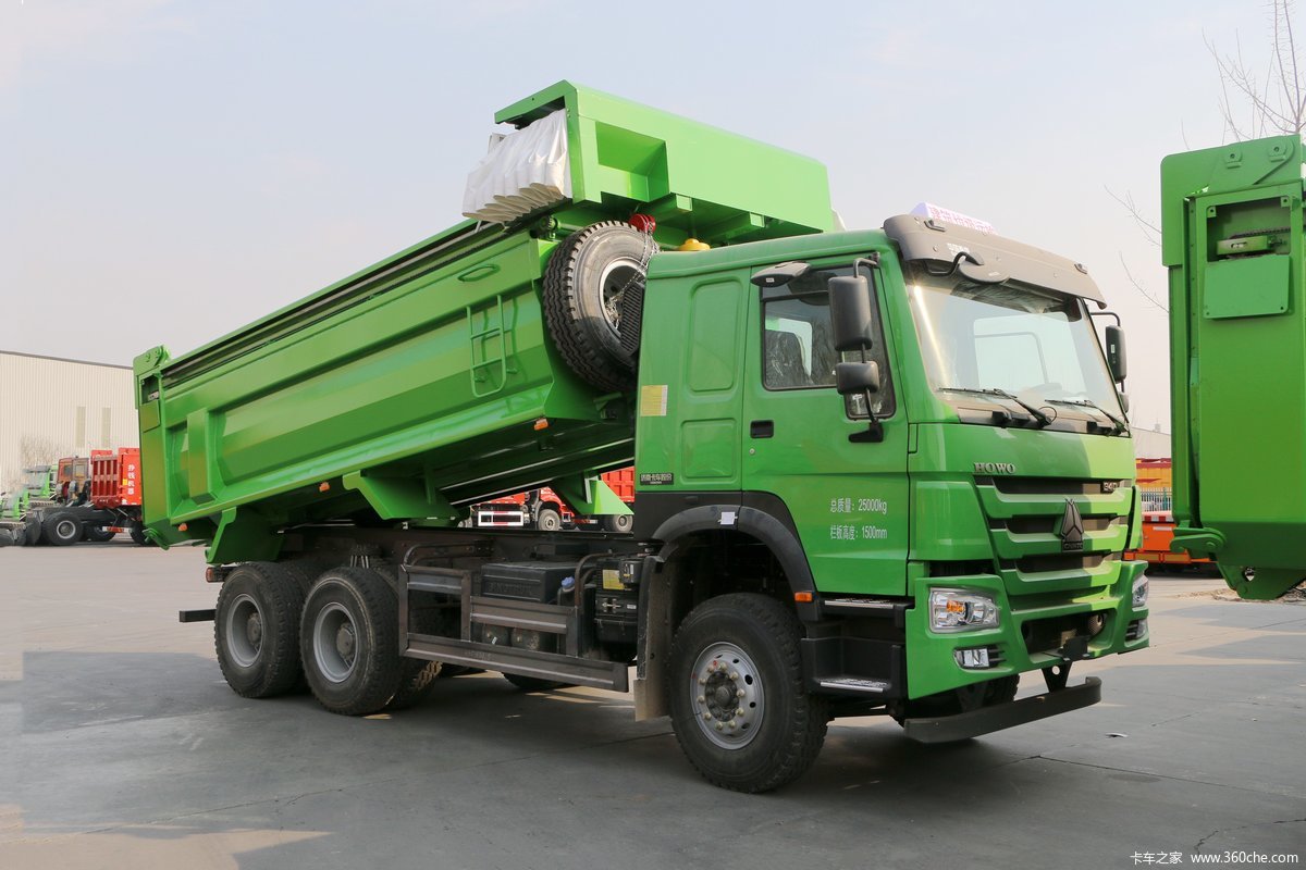 【图】中国重汽 howo重卡 340马力 6x4 6米环保自卸车(zz3257n3847e1b