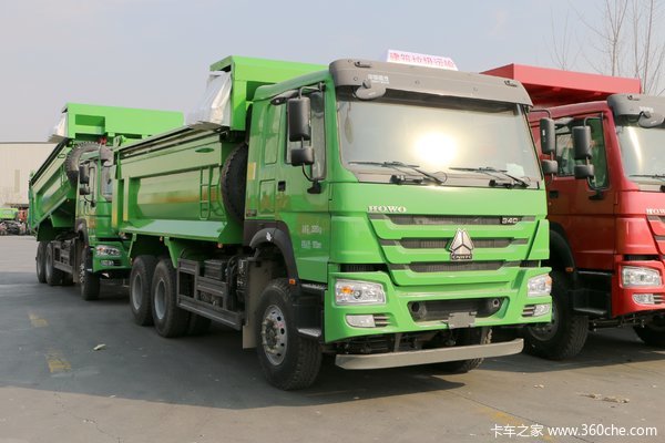 中国重汽 HOWO重卡 340马力 6X4 6米环保自卸车(ZZ3257N3847E1B)