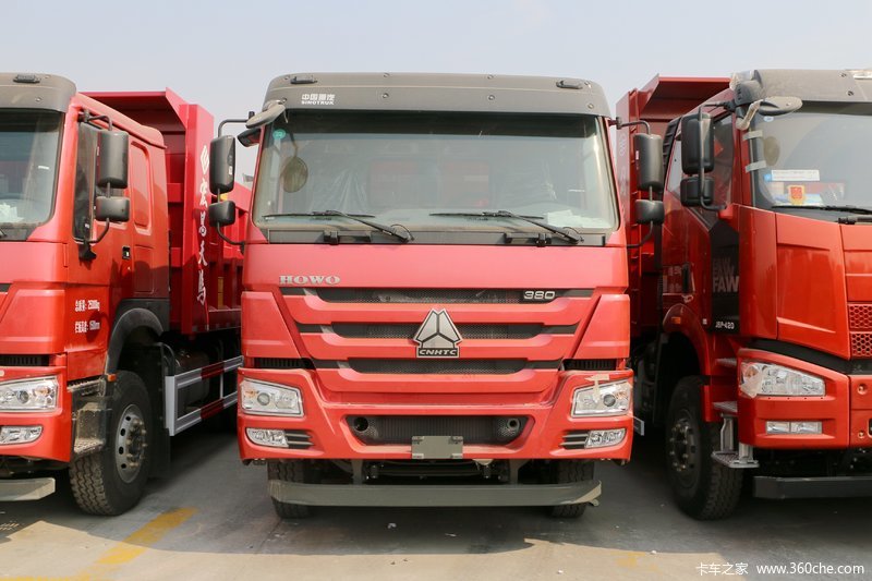 豪沃(howo) howo-7 中国重汽 howo重卡 380马力 6x4 6米自卸车(zz3257