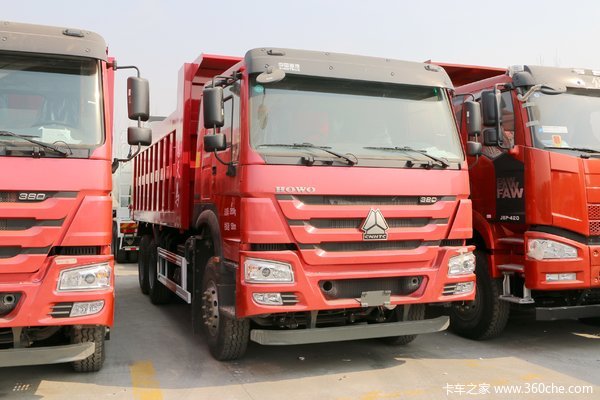 中国重汽 HOWO重卡 380马力 6X4 6米自卸车(ZZ3257N4147E1)