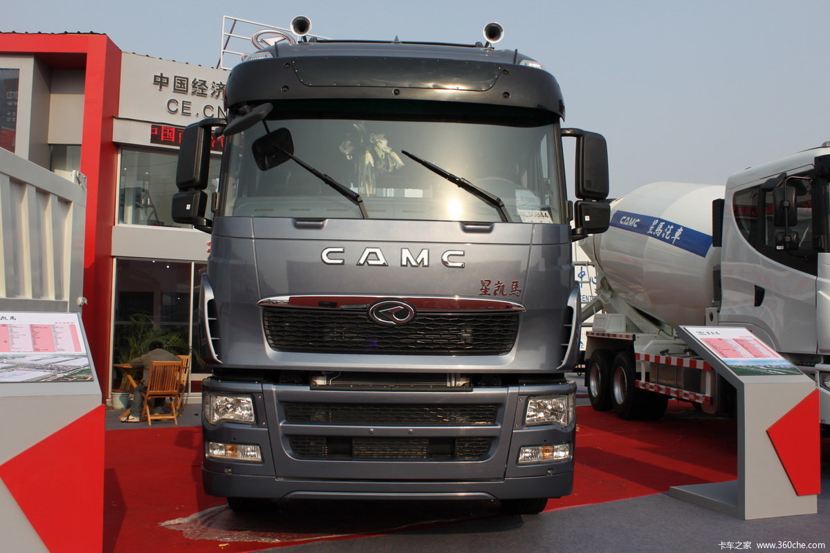 【图】华菱 星凯马重卡 420马力 6x4 牵引车(hn4250g38clm3)_实拍图片