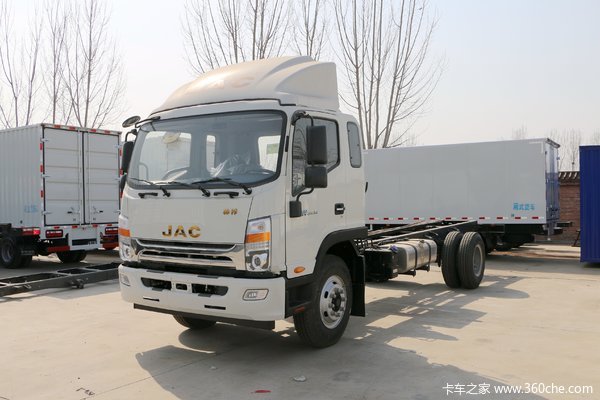 江淮帅铃 威司达W500中卡 160马力 4X2 6.8米厢式载货车(HFC5162XXYP70K1E1V)