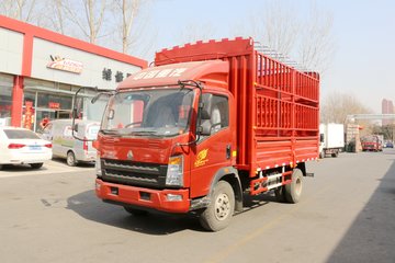 中国重汽HOWO 统帅 物流版 160马力 6.2米单排仓栅载货车(ZZ5107CCYG451CE1)