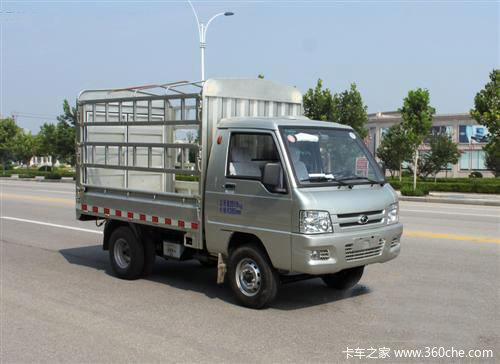 福田时代 驭菱VQ1 1.5L 114马力 汽油 3.05米单排仓栅式微卡(后双胎)(BJ5030CCY-D5)