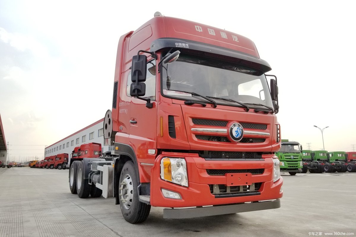 【图】重汽王牌 w5g重卡 430马力 6x4 lng牵引车(cdw4250a1t5l)_实拍
