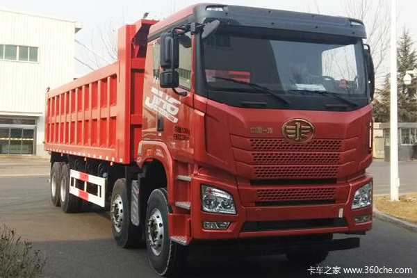 青岛解放 JH6重卡 430马力 8X4 6.8米自卸车(CA3310P27K15L3T4E5A80)