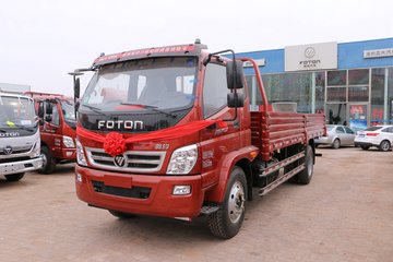 福田 奥铃CTX中卡 156马力 4X2 6.2米排半栏板载货车(BJ1169VKPEG-F2) 卡车图片