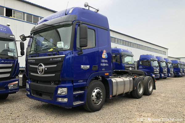 【福田 欧曼GTL 6系重卡 500马力 6X4牵引车报