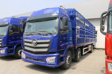 福田 欧曼新ETX 5系重卡 245马力 6X2 8米仓栅式载货车(BJ5252CCY-AB) 卡车图片