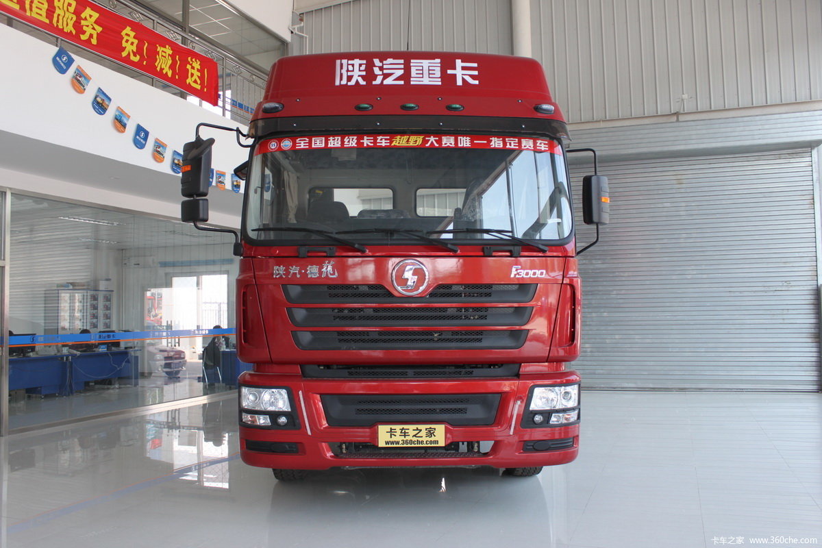 【图】陕汽 德龙f3000重卡 375马力 6x4 牵引车(轻量化)(sx4255nt324)