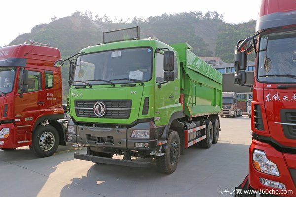 东风商用车 天龙kc重卡 420马力 6x4 6.4米自卸车(dfh3250a4)