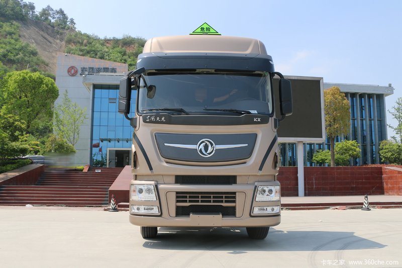 【图】东风商用车 天龙旗舰kx 2018款 450马力 6x4危险品牵引车(dfh